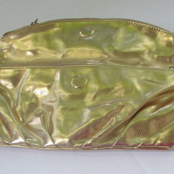Nine West Gold Clutch - Picture 2 of 12